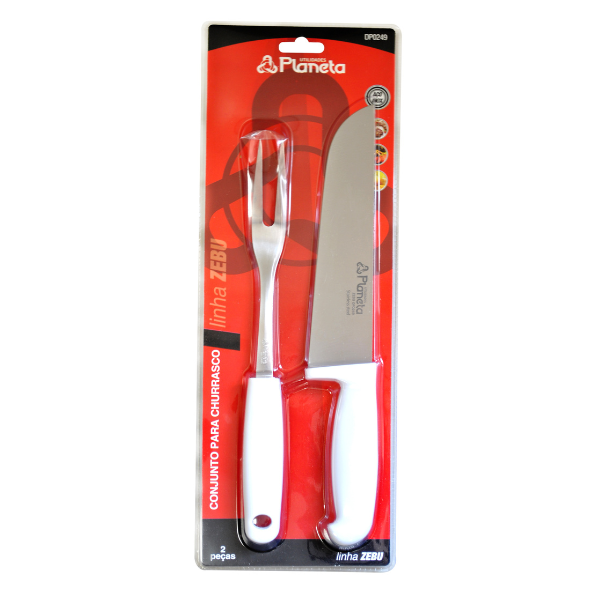 Conjunto para Churrasco 2 Peças Zebu