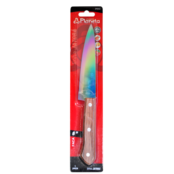 Faca 6" Carbono Jatobá
