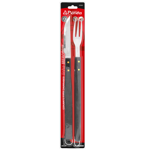 Conjunto para Churrasco 2 Peças Grande Mercosul