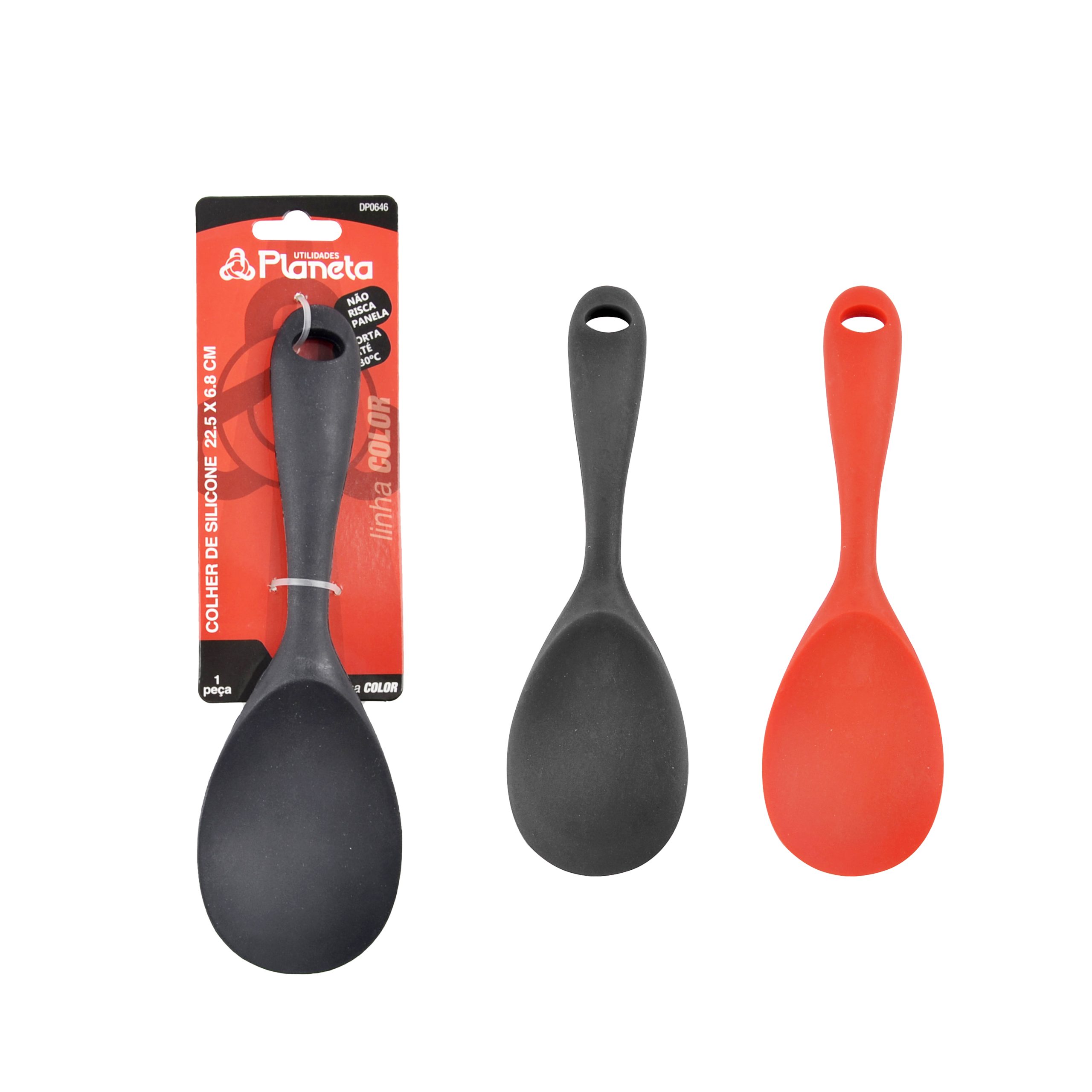 Colher de Silicone Pequena Color