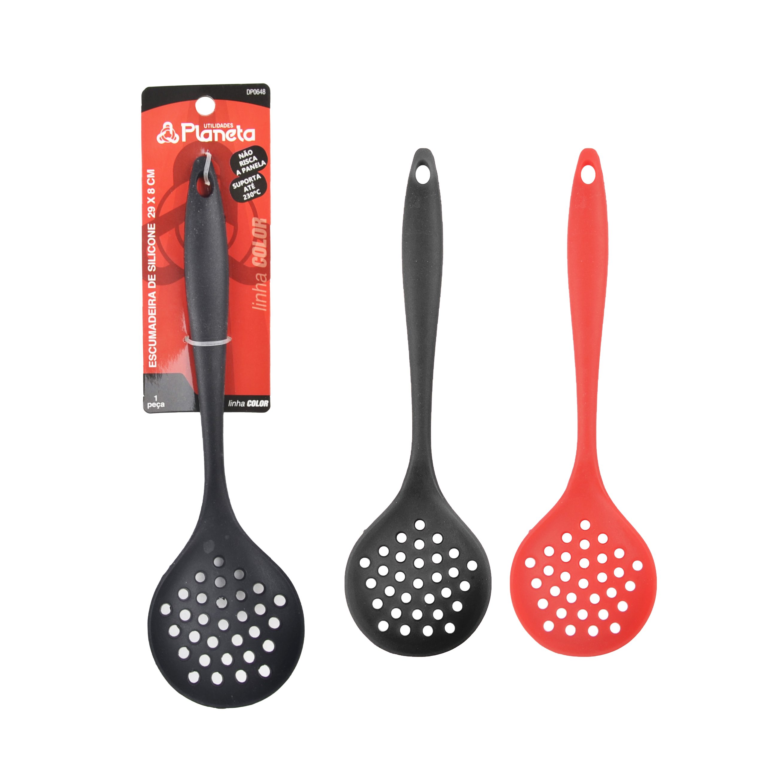 Escumadeira de Silicone Color