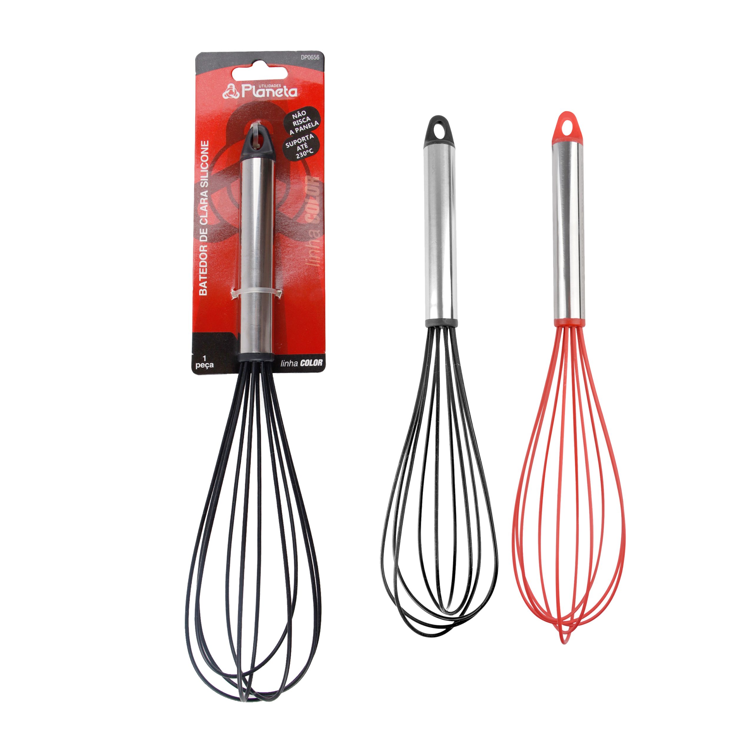 Batedor de Claras de Silicone Color
