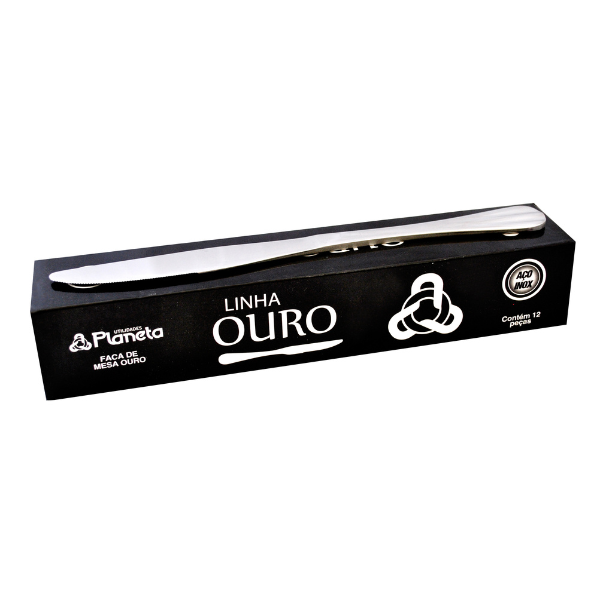 Faca de Mesa Ouro