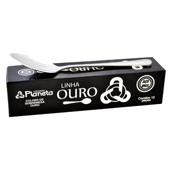 Colher de Sobremesa Ouro