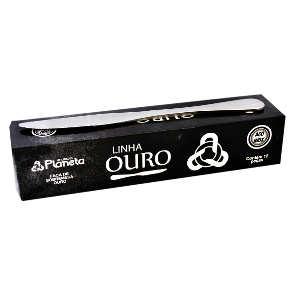 Faca de Sobremesa Ouro