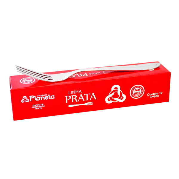 Garfo de Sobremesa Prata