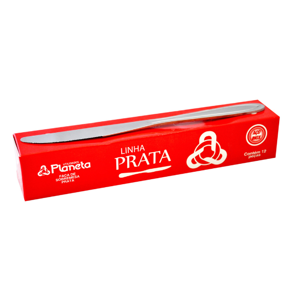 Faca de Sobremesa Prata