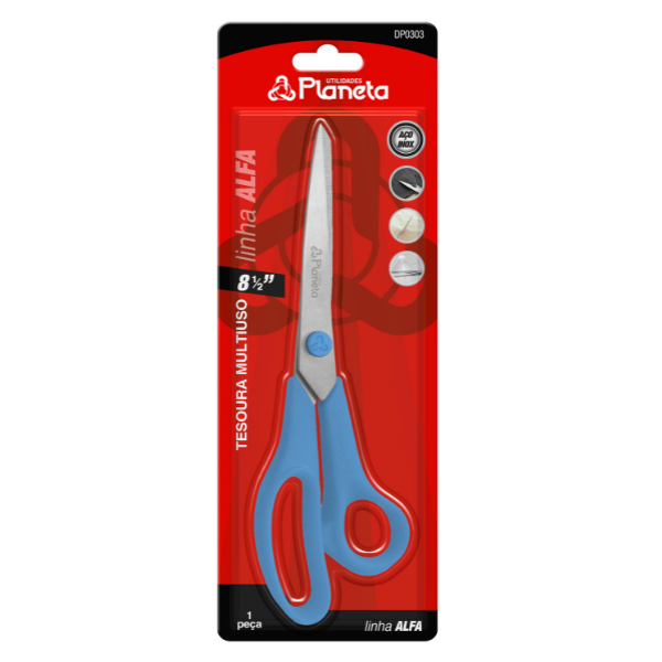 Tesoura Multiuso 8,5" Alfa