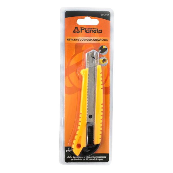 Estilete Plástico Guia Quadrada 16 cm