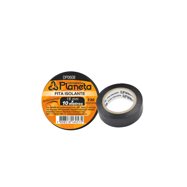 Fita Isolante Antichamas 10 mts x 18 mm