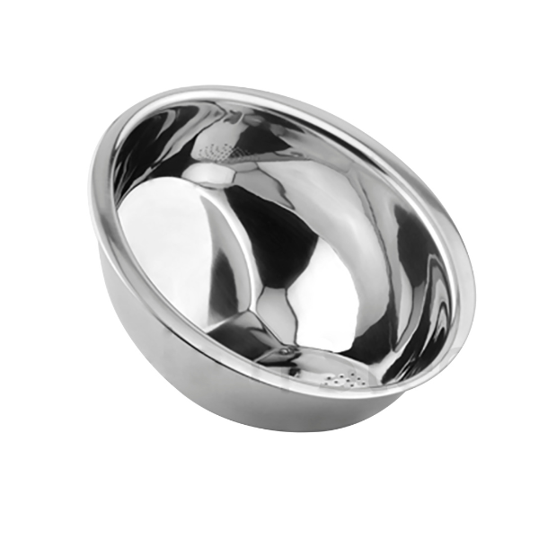 Escorredor de Arroz 26 cm Brilhante Inox
