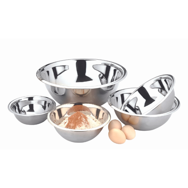 Conjunto Tigelas Fundas Brilhante Inox